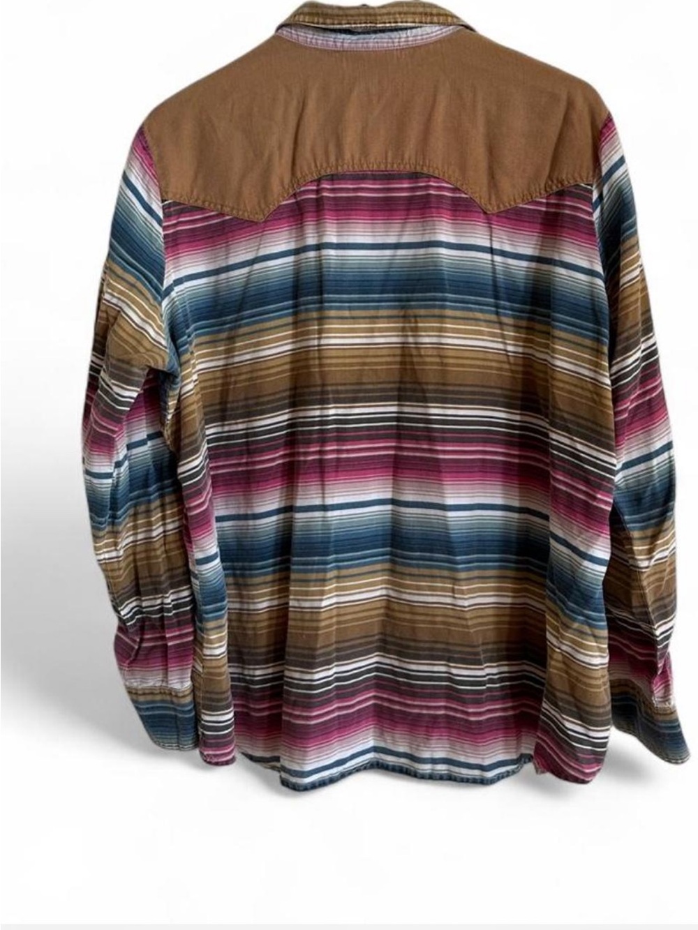 Ariat Tencel Serape Western Shirt XXL Southwestern Ranch Cowgirl Button Up - Picture 3 of 7